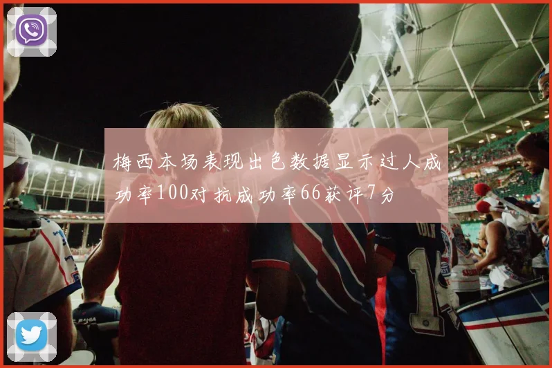 梅西本场表现出色数据显示过人成功率100对抗成功率66获评7分